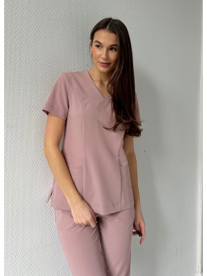 Bluza scrubs nr 188 angielski róż