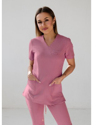 Bluza scrubs nr 188 brudny róż