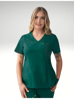 Bluza scrubs nr 188 butelkowa zieleń